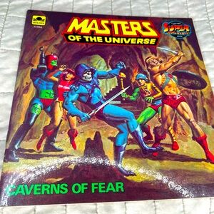 📚 Masters of the Universe: Caverns of Fear | Vintage Golden Book 1983